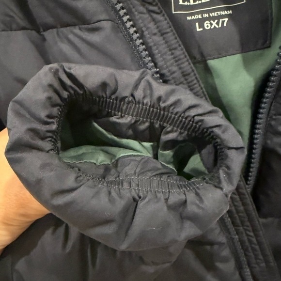 L.L. Bean Kids Dark Blue Puffer Jacket - Picture 7 of 8